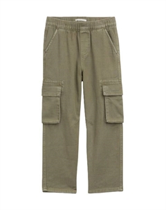 Брюки-Карго хлопковые свободного кроя для детей, зеленый Tom tailor