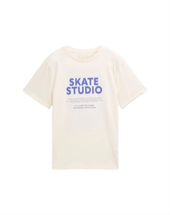 Футболка хлопковая детская, белый Tom tailor