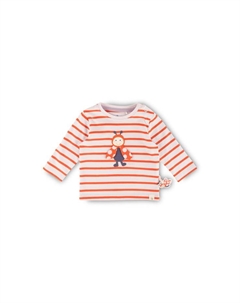 Футболка с длинными рукавами «Счастливая божья коровка» для младенцев и малышей, мультиколор Sigikid