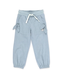 Легкие джинсы из замши для детей, голубой Sigikid