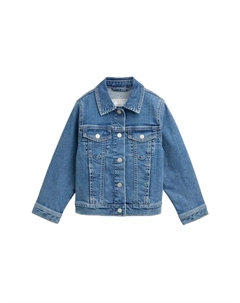 Джинсовая куртка с планкой на пуговицах для детей, серый Tom tailor