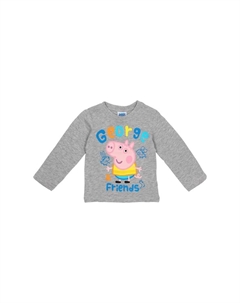 Рубашка с длинными рукавами, серый Peppa pig