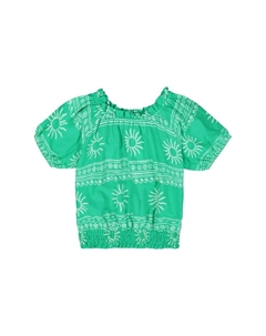 Рубашка блузка хлопковая эластичный пояс для детей, цвет 7218 soft em Garcia