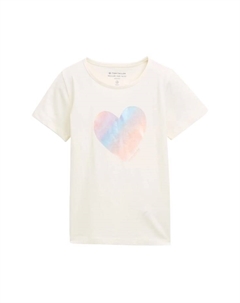 Футболка хлопковая детская, белый Tom tailor