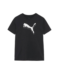 Футболка хлопковая детская, черный Puma