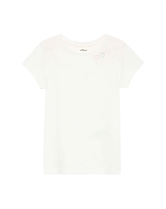 Футболка хлопковая детская, белый S.oliver