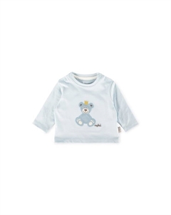 Рубашка с длинными рукавами классическая детская для младенцев, голубой Sigikid