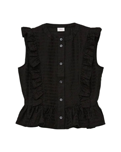 Блузка с воланами оборками и планкой на пуговицах для детей, мультиколор S.oliver