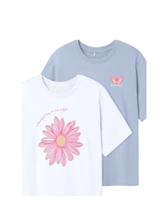 Футболка helka с коротким рукавом 2 шт. в упаковке, белый Name it