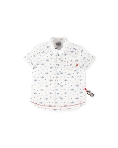 Футболка «Медведь в море» для детей, белый Sigikid