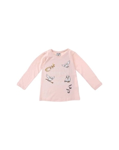 Рубашка с длинными рукавами Disney, розовый Warner bros.