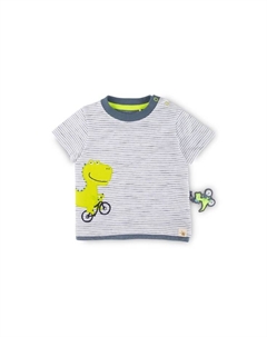 Футболка спортивная с динозавром для малышей, мультиколор Sigikid