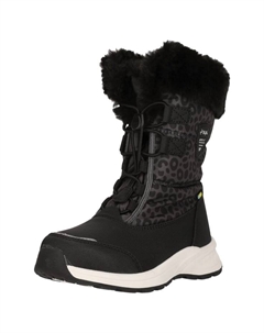Зимние ботинки Wesend с удобной отделкой из искусственного меха и всепогодным профилем, цвет 8002a leopard Zigzag