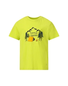 Футболка баркос с модным принтом спереди, цвет 3194 tender shoots Zigzag