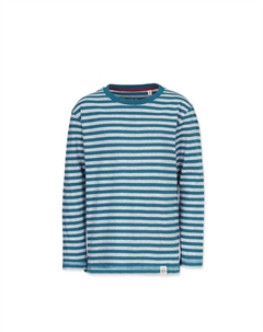 Полосатая рубашка с длинными рукавами, цвет petrol Band of rascals