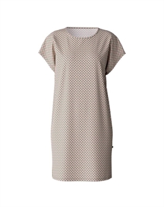 Ночная рубашка с короткими рукавами длина 90 см заземленная ночь, цвет laurel green Calida