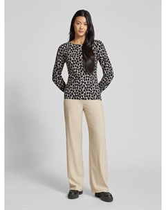 Лонгслив с рукавами-фонариками, черный More&more