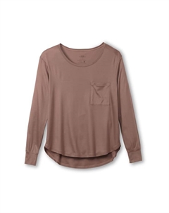 Рубашка с длинным рукавом сертифицирована для кругового сна от колыбели до колыбели, коричневый Calida