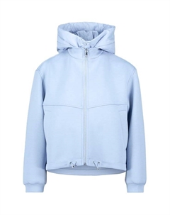 Куртка переходного типа со съемным капюшоном и шнурком, синий Zero