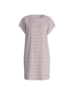 Ночная рубашка с короткими рукавами длина 90 см заземленная ночь, розовый Calida