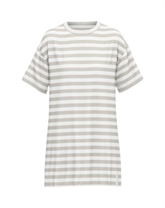 Рубашка для сна длиной до колена, серый Tom tailor