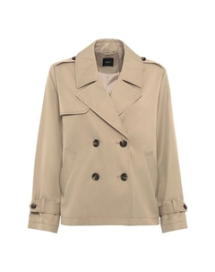 Тренч-Куртка с лацканами и планкой на пуговицах, бежевый Zero
