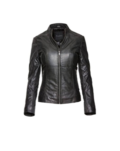 Кожаная куртка из мягкой кожи bulady-144, черный Bugatti