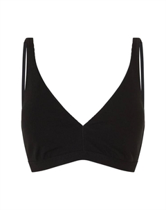 Бюстгальтер из органического хлопка без косточек однотонный, черный Mey
