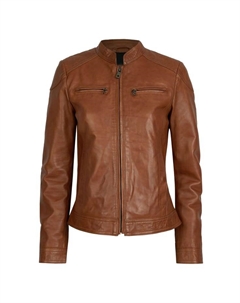 Кожаная куртка булады-112, цвет cognac Bugatti