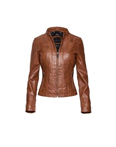 Кожаная куртка булады-106, цвет cognac Bugatti