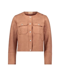 Куртка-Кофта с нагрудными карманами, коричневый Cartoon