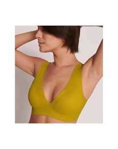 Бюстгальтер-Бралетт с нулевым ощущением потока и двойными бретелями, цвет summer lime Sloggi