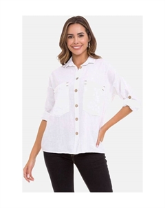 Рубашка блузка, белый Cipo&baxx