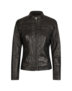 Кожаная куртка булады-128, черный Bugatti