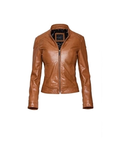 Кожаная куртка булады-145, цвет cognac Bugatti