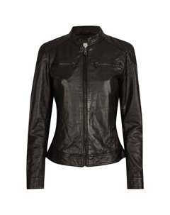 Кожаная куртка булады-112, черный Bugatti