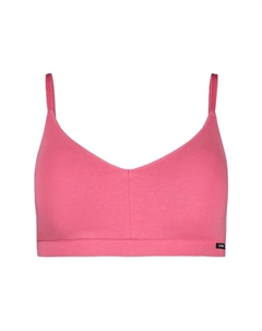 Каждый день в хлопковом бюстгальтере-бюстье с поясом под грудью, розовый Skiny