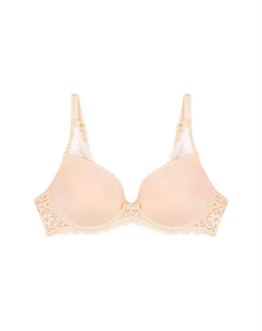 Бюстгальтер Amourette Spotlight на косточках с кружевными деталями, оранжевый Triumph