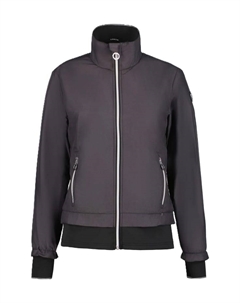 Переходная куртка "immola" дышащий воротник-стойка, черный Luhta