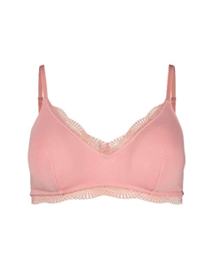 Бюстгальтер-Бралетт кружевной беспроводной, розовый Skiny