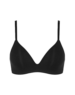 Бюстгальтер Go Casual с узкими бретелями и беспроводным плетением, черный Sloggi