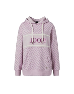 Толстовка с капюшоном - домашняя одежда с капюшоном с рисунком и логотипом, фиолетовый Joop