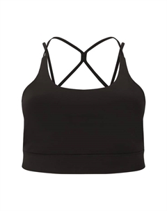 Спортивный бюстгальтер Thalia со средней поддержкой, черный Q by endurance