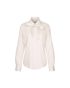 Блузка черная роза, белый Seidensticker