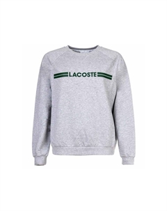 Толстовка - домашняя одежда с логотипом heritage oversize из хлопка, серый Lacoste