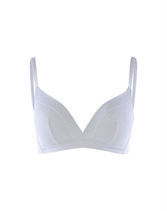 Мягкий бюстгальтер из хлопкового кружева, голубой Dim