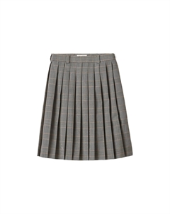 Повседневная длинная юбка женская цвета корицы Miu miu