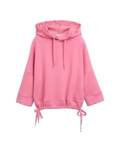 Толстовка с капюшоном рукав 7/8, розовый Tom tailor