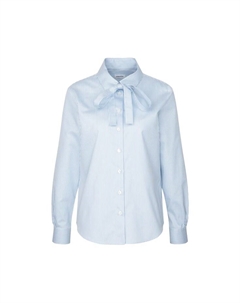 Блузка черная роза, голубой Seidensticker