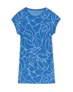 Современная ночная рубашка дышащая терморегулирующая, голубой Schiesser